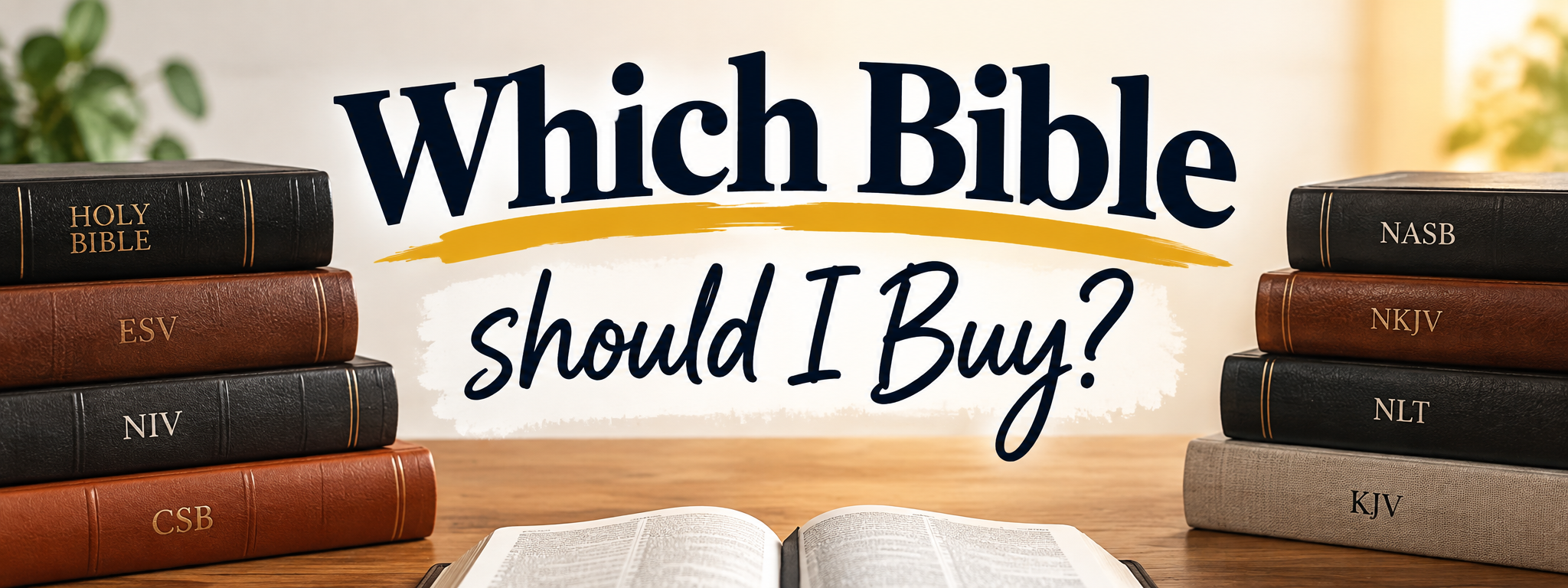 Which Bible Should I Buy? Let’s find out…